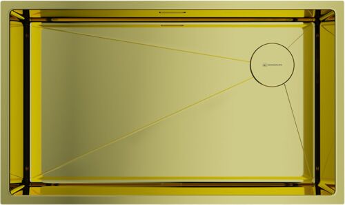 Мойка Omoikiri Taki 74-U/IF-LG Side нерж. сталь/светлое золото, 4993171