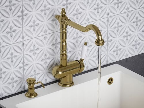 Смеситель Omoikiri Kyoto 2 Plus-G латунь/золото, 4994353