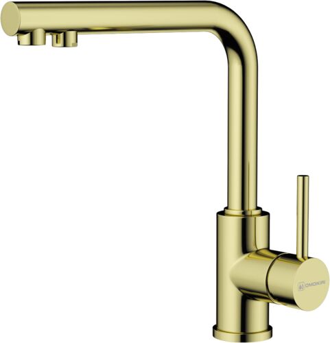 Смеситель Omoikiri Nakagawa 2 Plus-LG латунь/светлое золото, 4994482