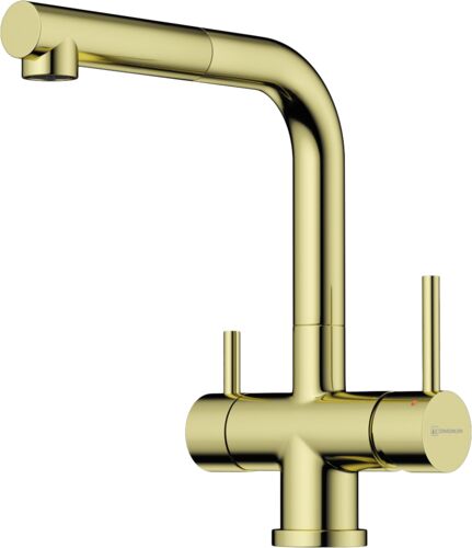 Смеситель Omoikiri Takamatsu-S-LG латунь/светлое золото, 4994476