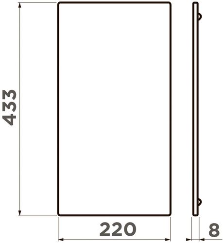 Разделочная доска Omoikiri CB-Sintesi-M-WD
