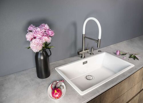 Сменный гибкий шланг к смесителю Omoikiri ОT-01-AZ силикон/azur blue