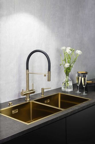 Сменный гибкий шланг к смесителю Omoikiri ОT-01-AZ силикон/azur blue