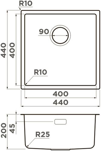 Мойка Omoikiri Tadzava 44-U/I-Ultra-LG нерж.сталь/светлое золото