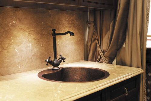 Смеситель Omoikiri Kagoshima-О латунь/античная бронза, OKAG-ORB-35