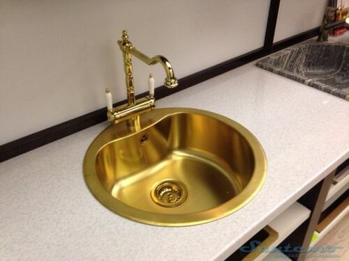 Смеситель Omoikiri Amagasaki-G латунь/позолота, 4994019