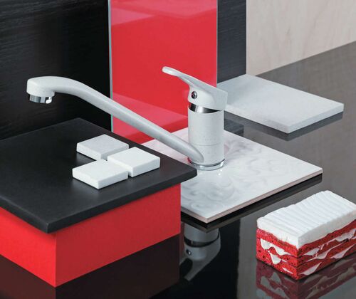 Смеситель Omoikiri Kado-WH латунь/гранит/белый, 4994164