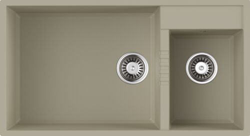 Мойка Omoikiri Tedori 85-2-U-BE ваниль, tetogranit, 4993941