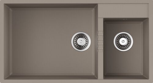 Мойка Omoikiri Tedori 85-2-U-SA бежевый, tetogranit, 4993942