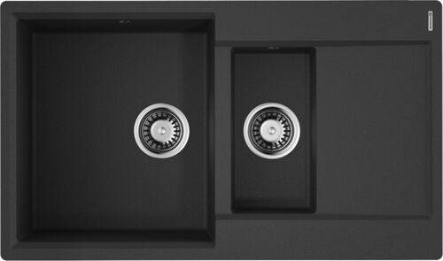 Мойка Omoikiri Daisen 86-2-BL черный, artgranit, 4993477