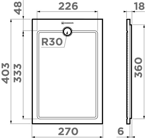 Разделочная доска Omoikiri CB-03-WOOD-S 4999008