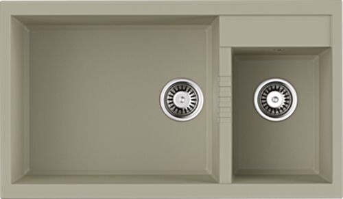 Мойка Omoikiri Tedori 86-2-LB-BE Tetogranit/ваниль 4993933