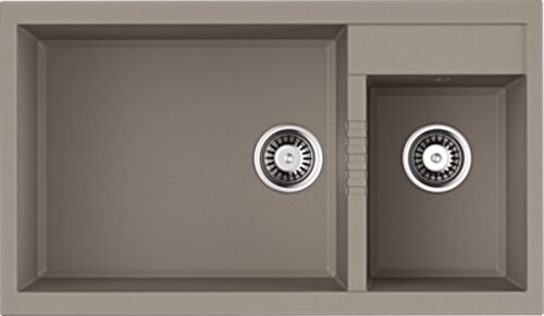 Мойка Omoikiri Tedori 86-2-LB-SA Tetogranit/бежевый 4993934