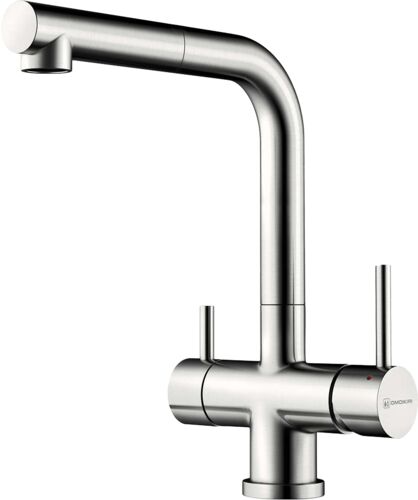Смеситель Omoikiri Takamatsu-S-BN нержавеющая сталь, 4994346