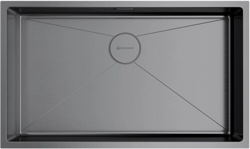 Мойка Omoikiri Taki 74-U/IF-GM нерж.сталь/вороненая сталь 4993498
