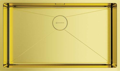 Мойка Omoikiri Taki 74-U/IF-LG нерж.сталь/светлое золото 4993499