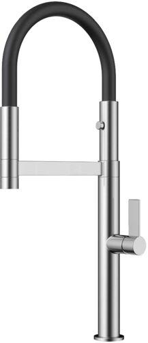 Смеситель Omoikiri Osaka BN-BL латунь/нержавеющая сталь/черный