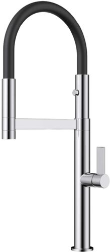 Смеситель Omoikiri Osaka С-BL латунь/хром/черный