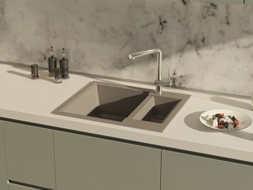 Мойка Omoikiri Sakaime 60-2-CH Tetogranit/шампань 4993913