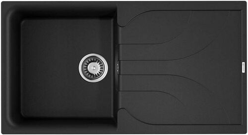 Мойка Omoikiri Yasugata 100-BL Tetogranit/черный 4993844