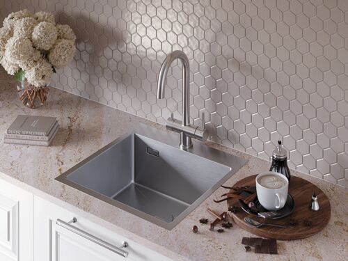 Смеситель Omoikiri Akita GB нерж.сталь/графит 4994354