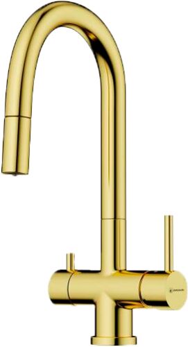 Смеситель Omoikiri Akita-S-LG латунь/светлое золото 4994350