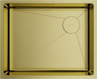 Мойка Omoikiri Taki 54-U/IF-LG Side SF нерж.сталь/светлое золото