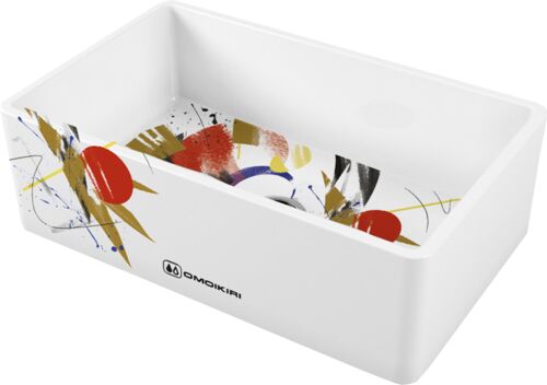 Мойка Omoikiri Mikura 76-Tokyo Natceramic/white