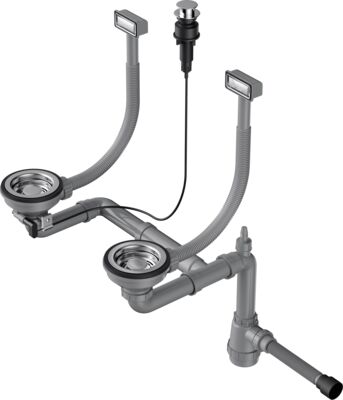 Арматура для двухчашевых моек Omoikiri WK-2-IN-A