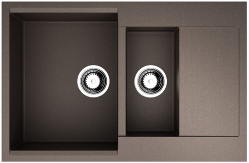 Мойка Omoikiri Daisen 78-2-DC темный шоколад, artgranit