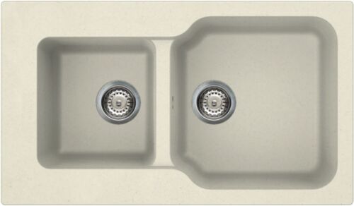 Мойка Omoikiri MARU 86-2-BE ваниль, tetogranit