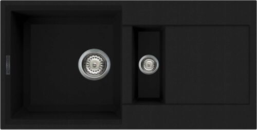 Мойка Omoikiri Sakaime 86-2-BL черный, tetogranit