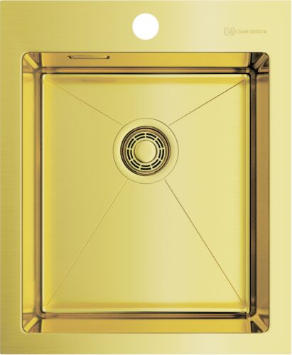 Мойка Omoikiri Akisame 41-LG нерж. сталь/светлое золото, 4973080