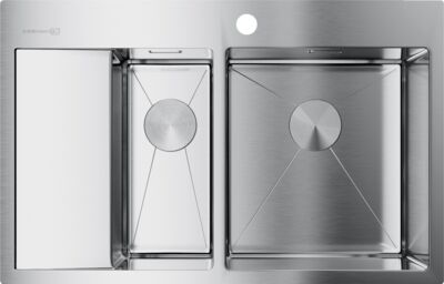 Мойка Omoikiri Akisame 78-2-IN-R нерж. сталь/нержавеющая сталь, 4973063
