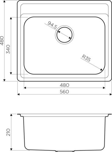 Мойка Omoikiri Ashi 56-IN нерж.сталь/нержавеющая сталь 4993449