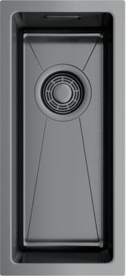 Мойка Omoikiri Taki 20-U/IF-GM нерж.сталь/вороненая сталь