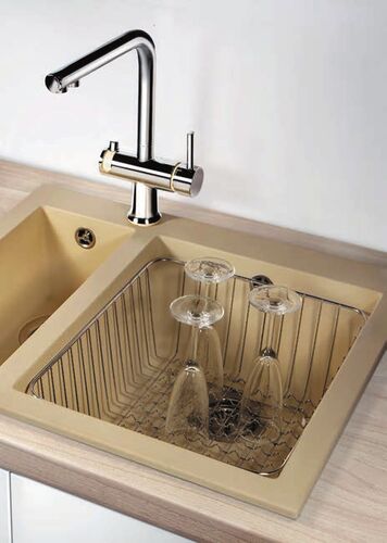 Смеситель Omoikiri Hotaru-CH-BE латунь/хром/бежевый, 4994052