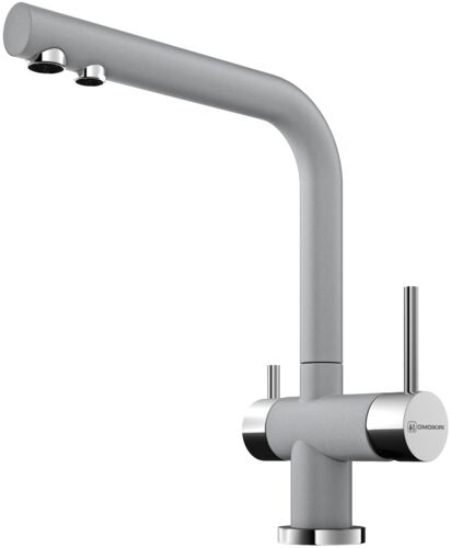 Смеситель Omoikiri Nagano-GR латунь/Leningrad grey 4994219