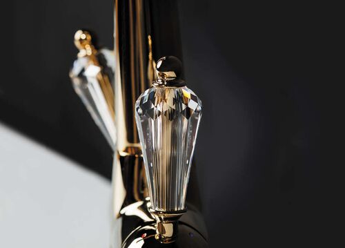 Смеситель Omoikiri OKINAWA-AB латунь/античная латунь/прозрачн. кристалл, 4994056