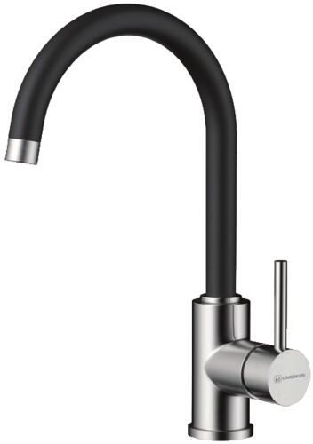 Смеситель Omoikiri Shinagawa-BN-BL латунь/нержавеющая сталь/черный, 4994252