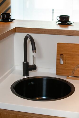 Смеситель Omoikiri Shinagawa-DC латунь/гранит/темный шоколад, 4994105