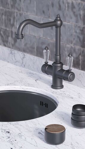 Смеситель Omoikiri Tottori-SI латунь/античное серебро, 4994046