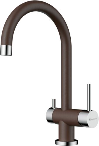 Смеситель Omoikiri Yamada-DC темный шоколад, латунь/гранит, 4994229