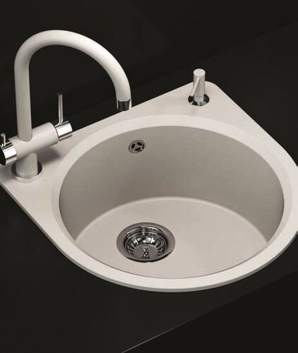 Смеситель Omoikiri Yamada-WH белый, латунь/гранит, 4994227