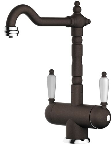 Смеситель Omoikiri Amagasaki-DC латунь/гранит/темный шоколад, 4994070