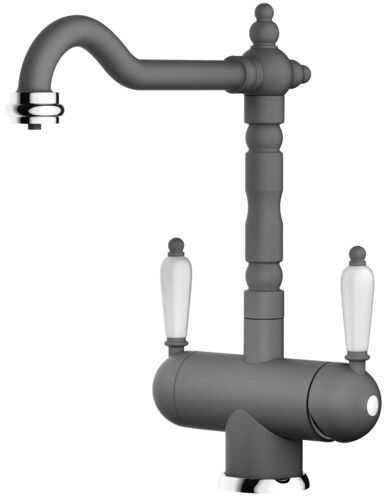 Смеситель Omoikiri Amagasaki-PL латунь/гранит/платина, 4994071