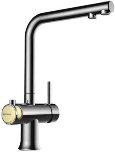 Смеситель Omoikiri Hotaru-CH-BE латунь/хром/бежевый, 4994052