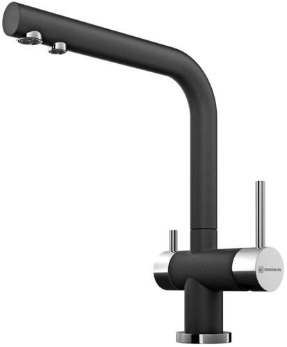 Смеситель Omoikiri Nagano-BL латунь/гранит/черный, 4994047