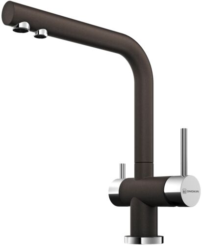 Смеситель Omoikiri Nagano-DC латунь/гранит/темный шоколад, 4994048