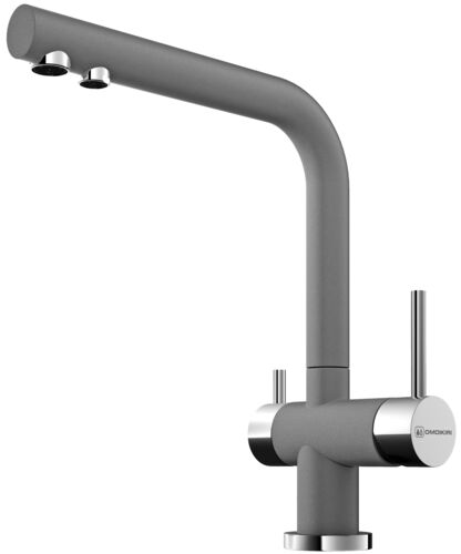 Смеситель Omoikiri Nagano-PL латунь/гранит/платина, 4994064